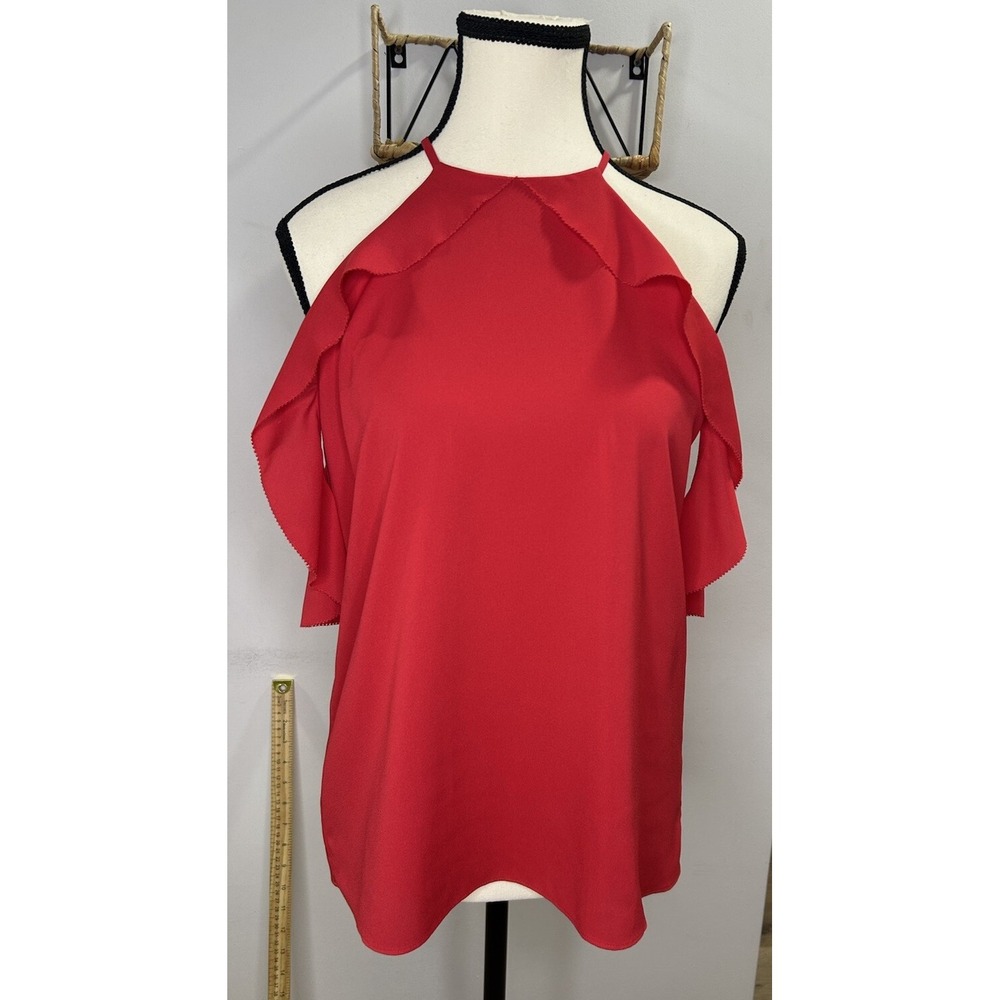 Cooper and Ella  Sleeveless‎ Tank Top in Red Color Size S